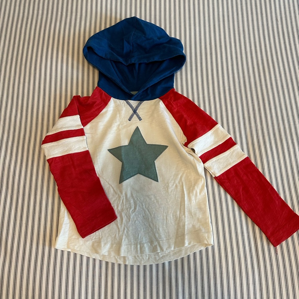 Mini Boden 3-4yr Star Hoodie Shirt